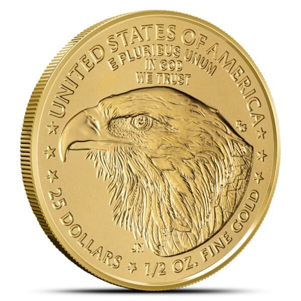 2025 1/2 oz American Gold Eagle Coin (BU) - Image 2