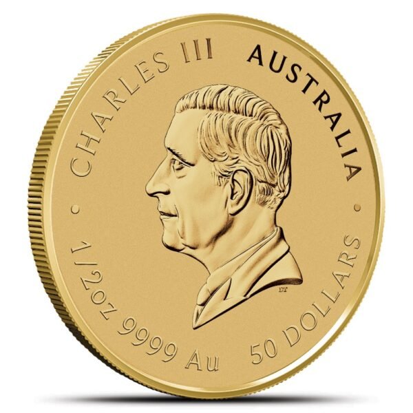 2025 1/2 oz Australian Gold Lunar Snake Coin (BU) - Image 2