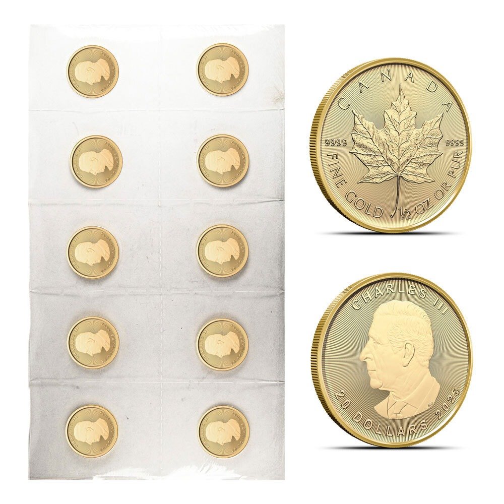 2025 1/2 oz Canadian Gold Maple Leaf