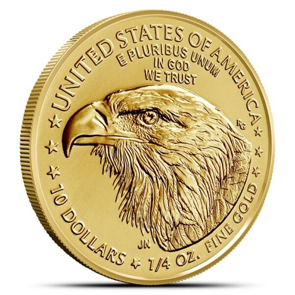 2025 1/4 oz American Gold Eagle Tube (40 Coins, BU) - Image 3