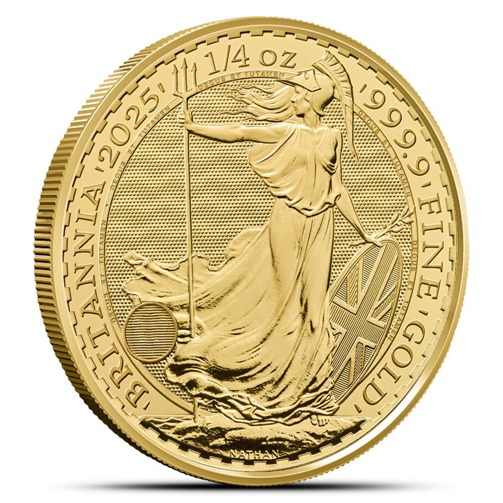2025 1/4 oz British Gold Britannia Co