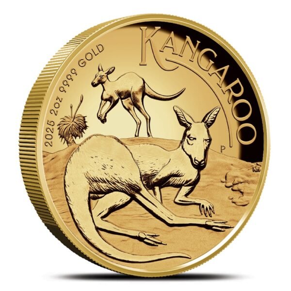 2025 2 oz Proof Australian Gold Kanga