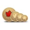 2025 Proof 60th Anniversary of Canadian Flag Gold Maple Leaf 4-Coin Set (Box + CoA) - Image 2