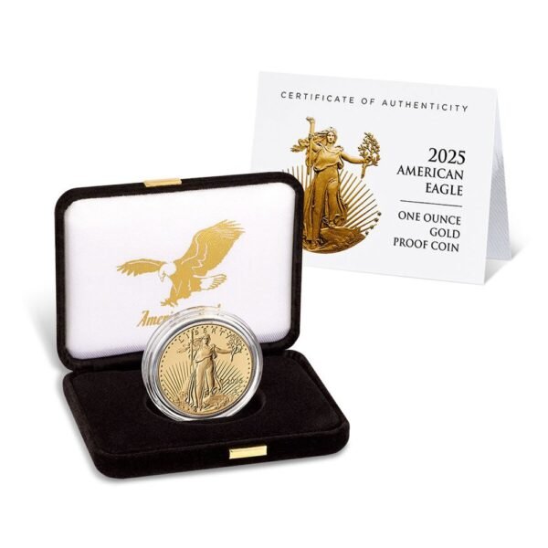 2025-W 1 oz Proof American Gold Eagle Coin (Box + CoA) - Image 2