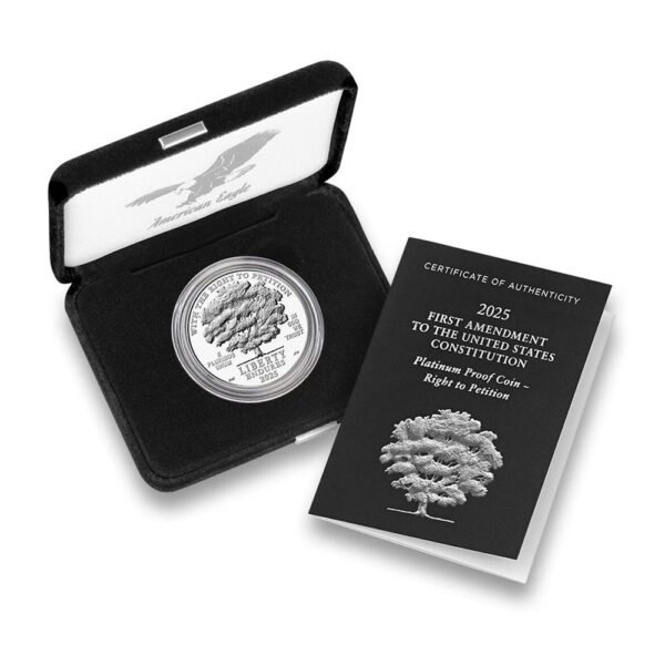 2025-W 1 oz Proof American Platinum Eagle Coin (Box + CoA) - Image 2