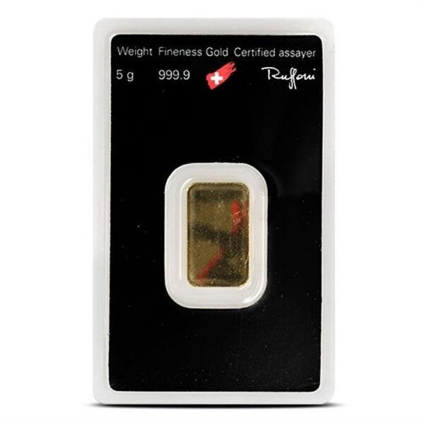 Buy 5 Gram Argor Heraeus Gold Bar (New in Assay) - Image 3