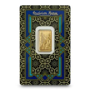 5 Gram PAMP Suisse Arabian Horse Gold Bar (New w/ Assay)