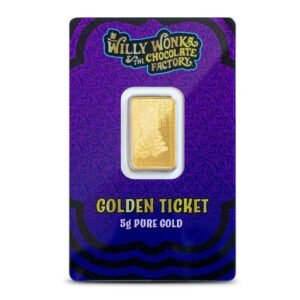 5 Gram PAMP Suisse Willy Wonka Gold Bar (New w/ Assay)