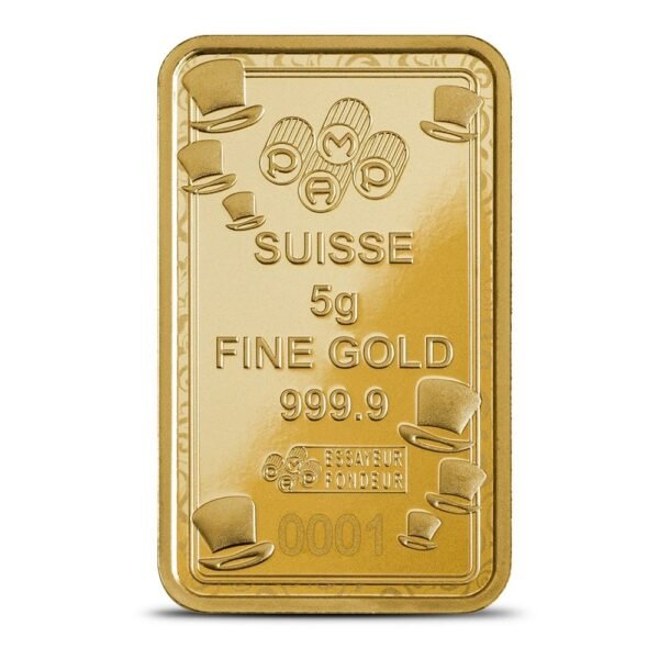 5 Gram PAMP Suisse Willy Wonka Gold Bar (New w/ Assay) - Image 3