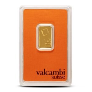 5 Gram Valcambi Gold Bar For Sale (New w/ Assay)