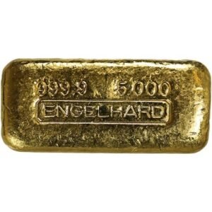 5 oz Engelhard Gold Bar For Sale (Secondary Market)