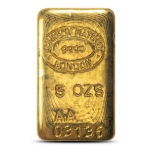 5 oz Johnson Matthey-London Vintage Gold Bar