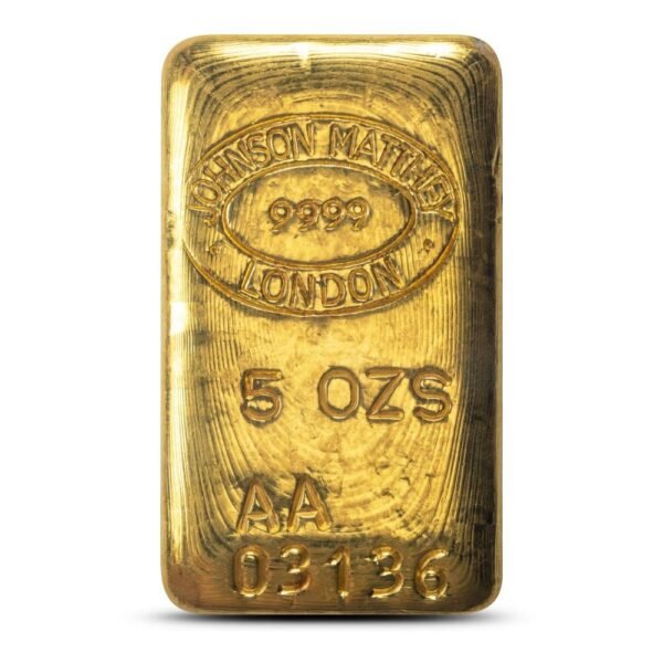5 oz Johnson Matthey-London Vintage
