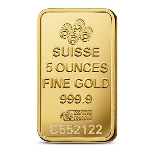 5 oz PAMP Suisse Fortuna Veriscan Gold Bar (New w/ Assay) - Image 4