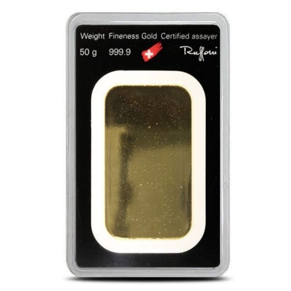 50 Gram Argor Heraeus Gold Bar (New w/ Assay) - Image 3