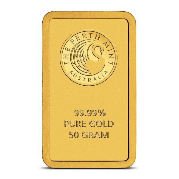 Buy 50 Gram Perth Mint Gold Bar (New w/ Assay) - Image 3