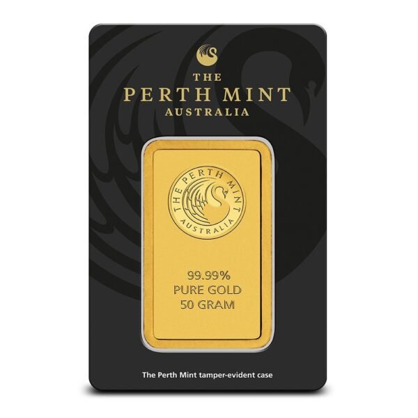 Buy 50 Gram Perth Mint Gold Bar
