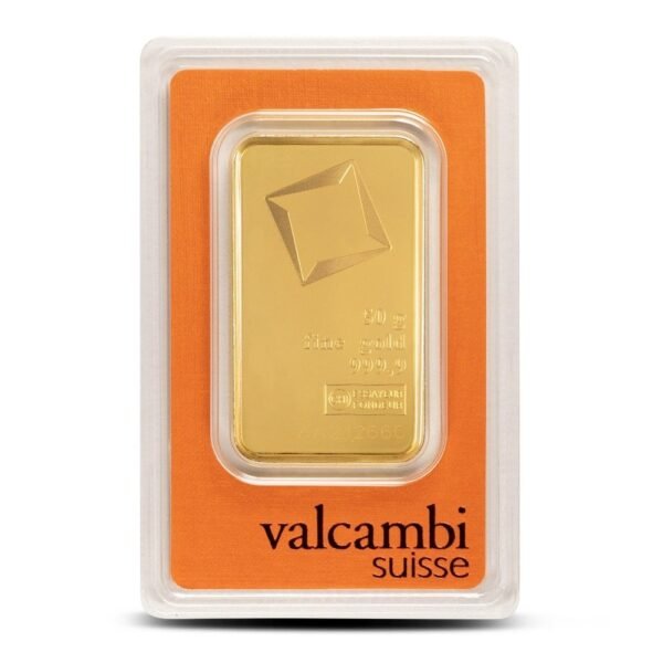 Buy 50 Gram Valcambi Gold Bar