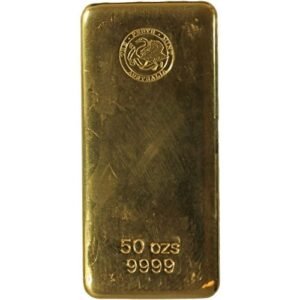 50 oz Gold Bar For Sale (Varied Condition, Any Mint)