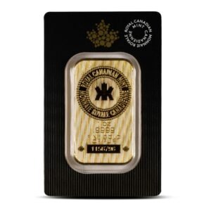 Buy 1 oz Royal Canadian Mint Gold Bar (New w/ Assay)