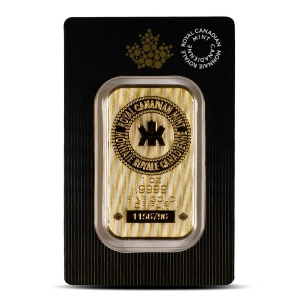 1 oz Royal Canadian Mint Gold Bar