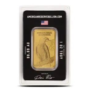 Buy 1 oz American Reserve Gold Bar (New w/ Assay)