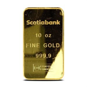 10 oz Scotiabank Gold Bar For Sale (Secondary Market)