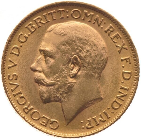 1920 Gold Sovereign Coin George V Syd