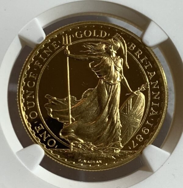 1987 1oz Gold Britannia Proof Coin
