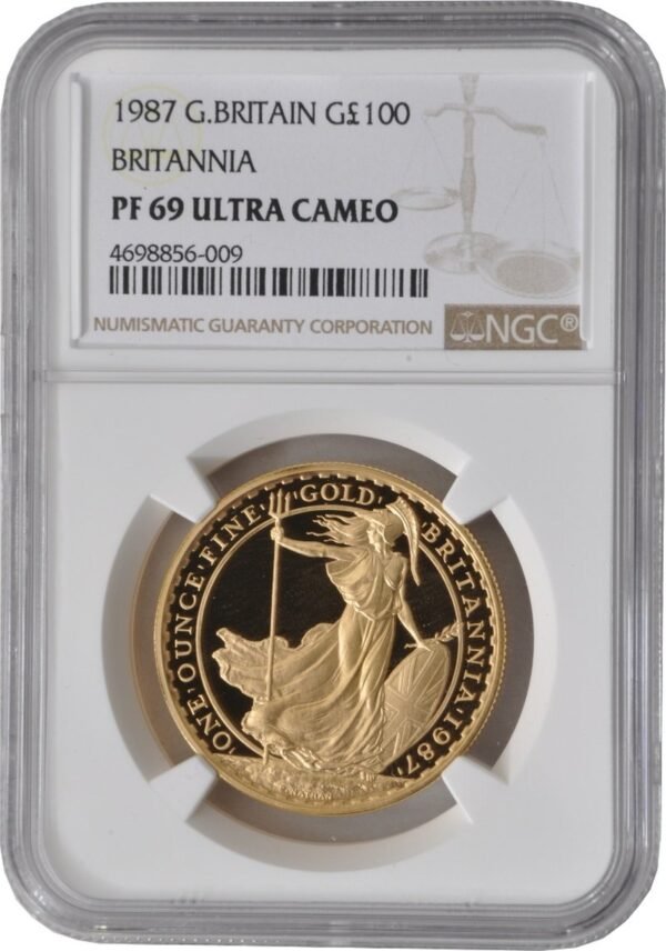 1987 Proof 1oz Gold Britannia Coin NG