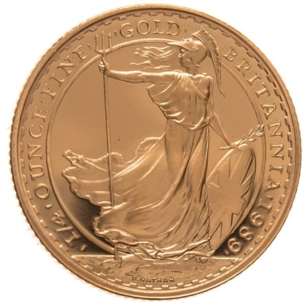 1989 Proof 1/4oz Gold Britannia Coin