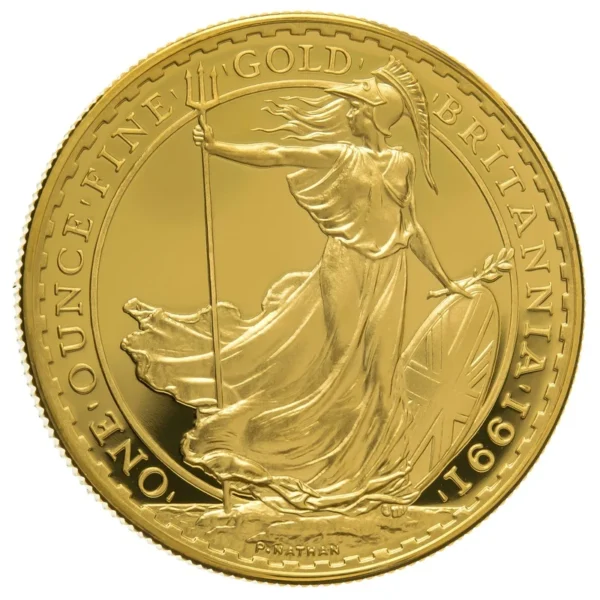 1991 Proof 1oz Gold Britannia Coin NG