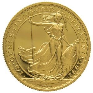 1992 Proof 1/2 oz Gold Britannia Coin