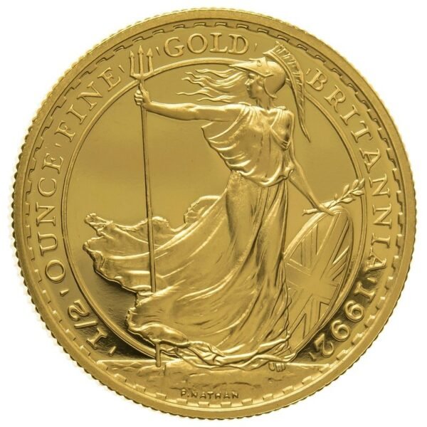 1992 1/2 oz Gold Britannia Proof Coin