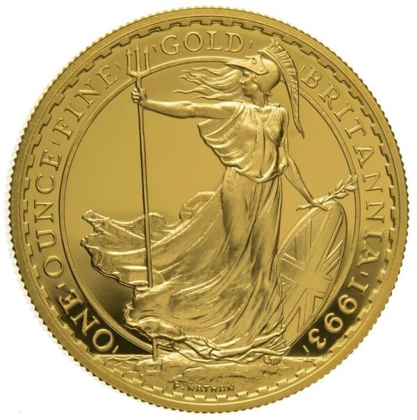 1993 1oz Proof Gold Britannia Coin NG
