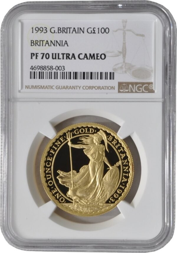 1993 Proof 1oz Gold Britannia Coin NG