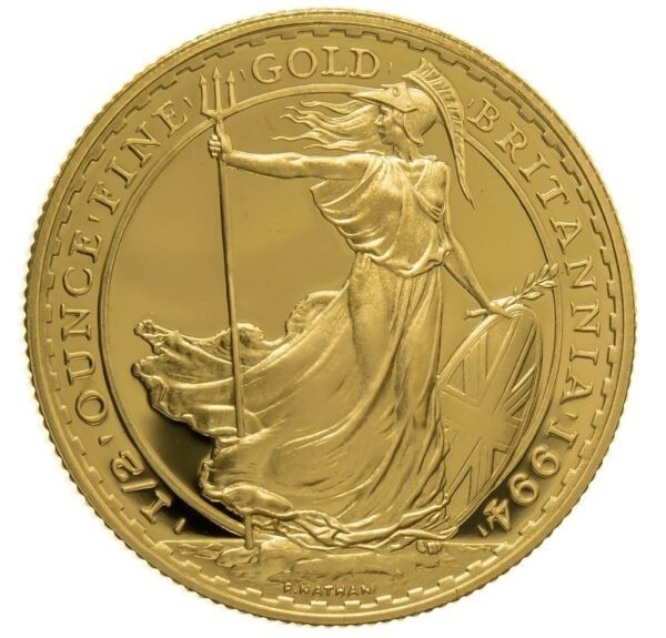 1994 Proof 1/2 oz Gold Britannia Coin