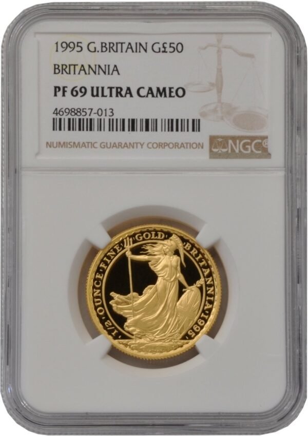 1995 1/2 oz Gold Britannia Proof Coin