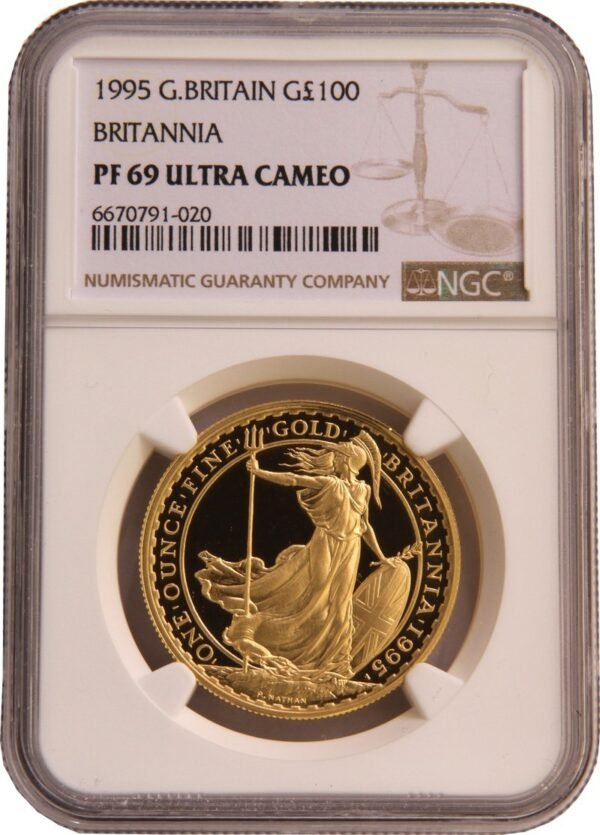 1995 1oz Proof Gold Britannia Coin NG