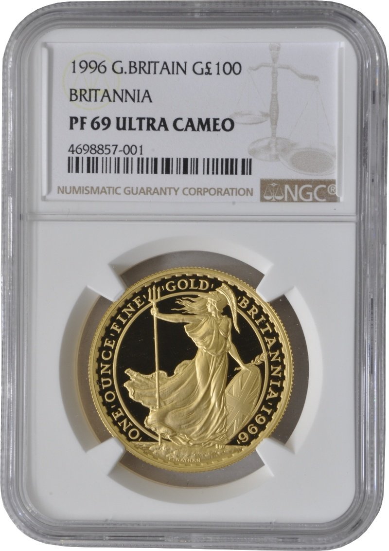 1996 Proof Gold Britannia 1oz Coin NG