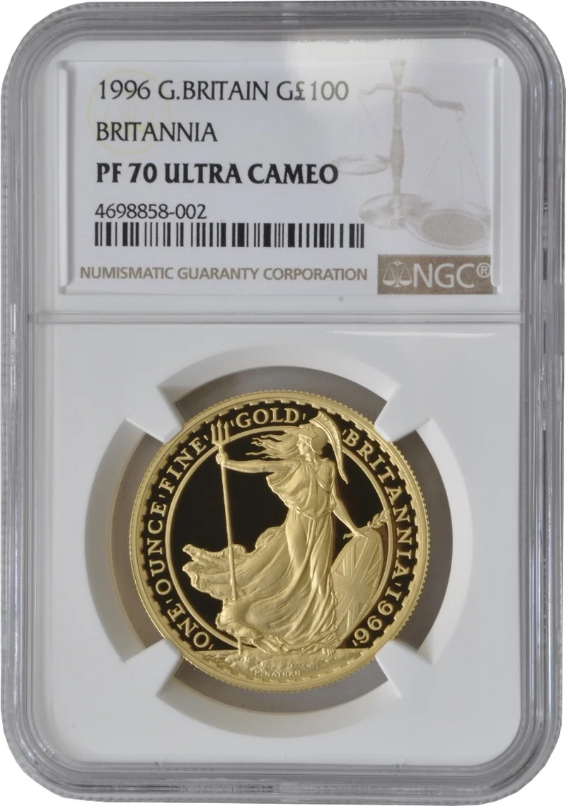 1996 1oz Proof Gold Britannia Coin NG