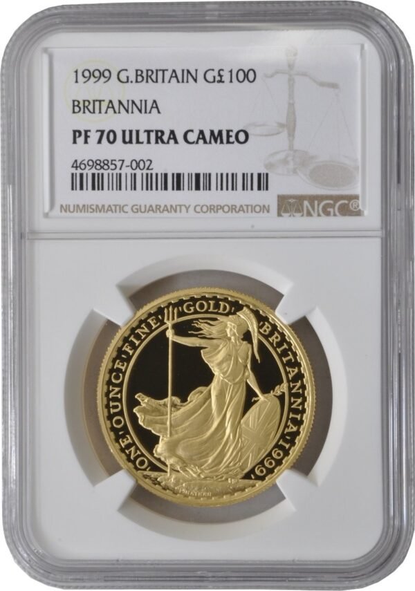 1999 Proof 1oz Gold Britannia Coin NG