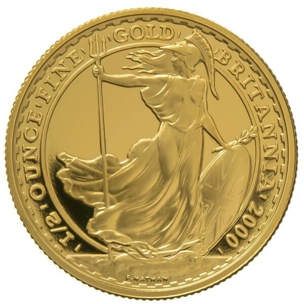 2000 Proof 1/2 oz Gold Britannia Coin