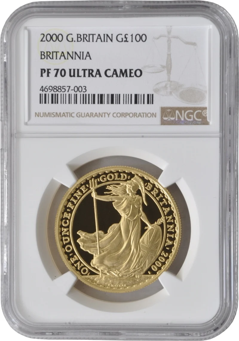 2000 Proof 1oz Gold Britannia Coin NG