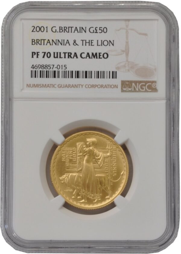 2001 1/2 oz Gold Britannia Proof Coin