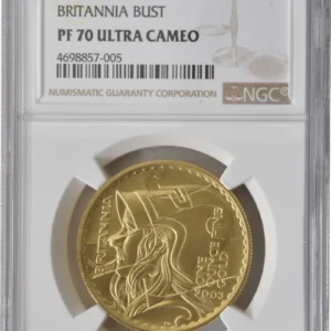 2003 Proof 1oz Gold Britannia Coin NGC PF70