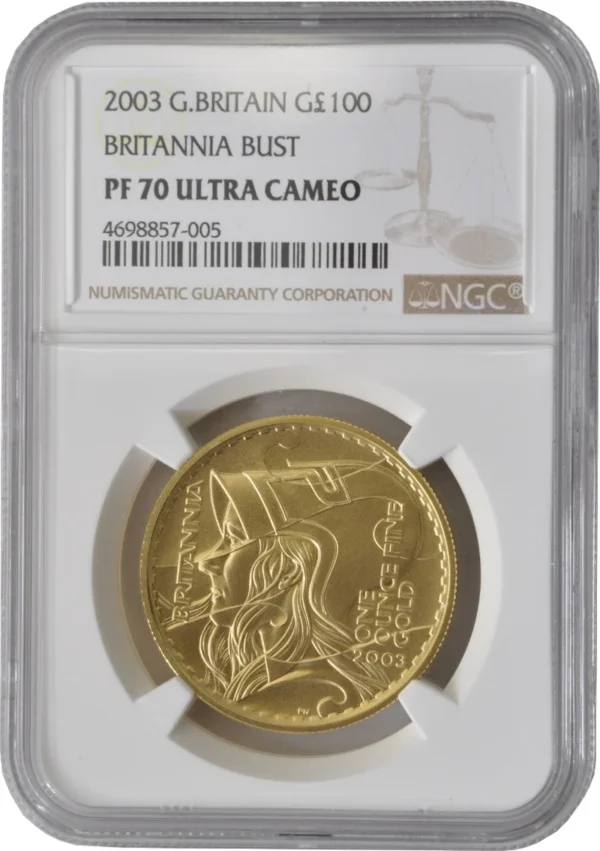2003 Proof 1oz Gold Britannia Coin NG