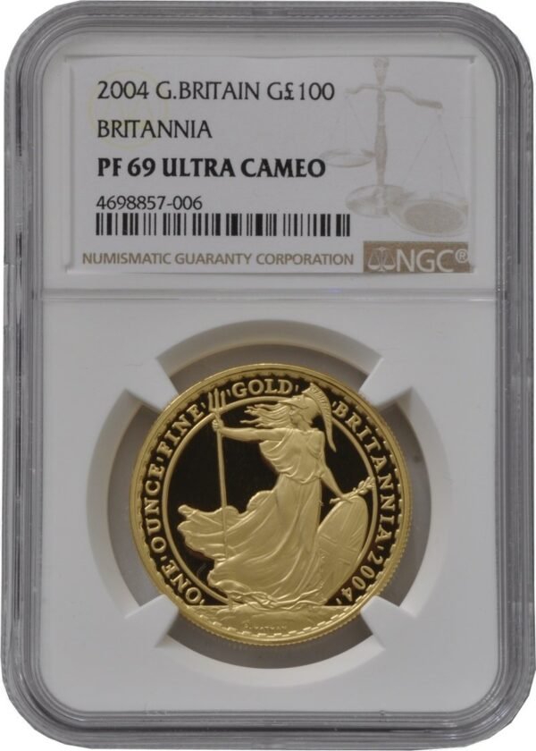 2004 Proof 1oz Gold Britannia Coin