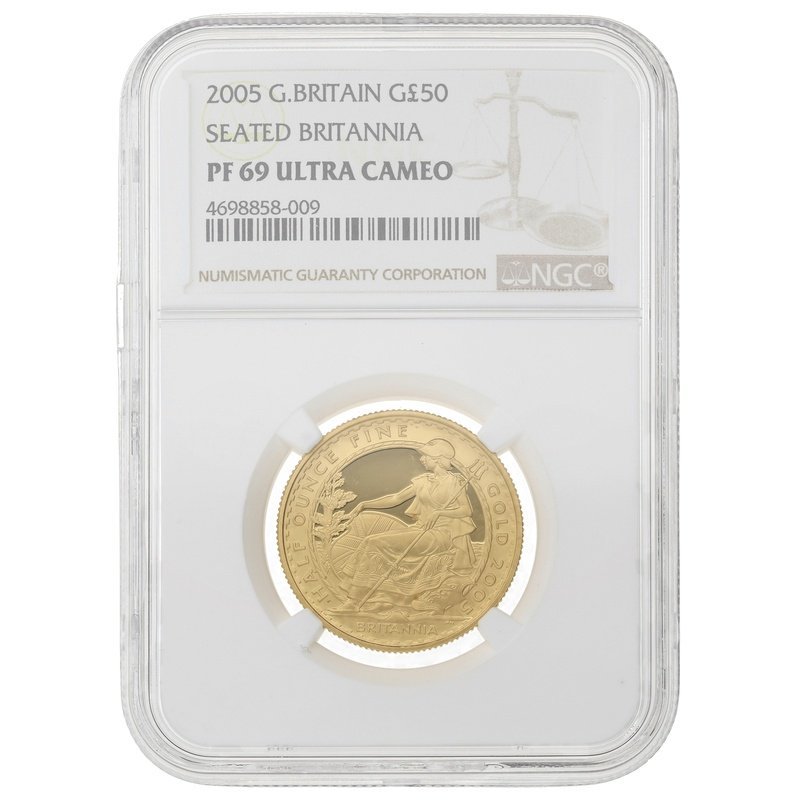 2005 1/2 oz Proof Gold Britannia Coin