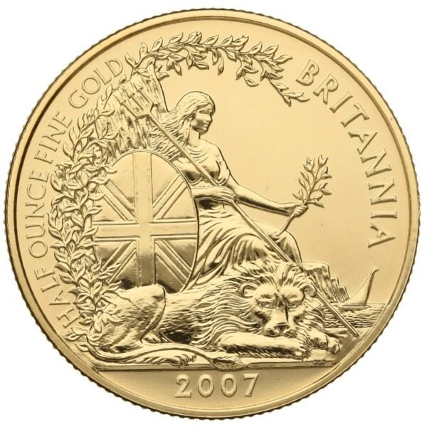 2007 1/2 oz Gold Britannia Coin